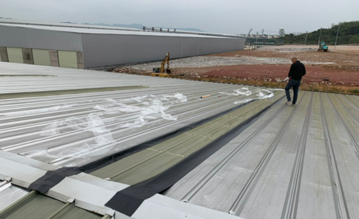 浠水厂房屋面防水维修案例